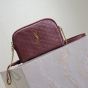 YSL Gaby zipped pouch in quilted lambskin
