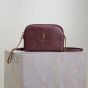 YSL Gaby zipped pouch in quilted lambskin