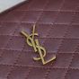 YSL Gaby zipped pouch in quilted lambskin