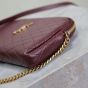 YSL Gaby zipped pouch in quilted lambskin