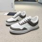 CELINE TRAINER LOW LACE-UP SNEAKER in SUEDE CALFSKIN AND CALFSKIN