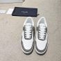 CELINE TRAINER LOW LACE-UP SNEAKER in SUEDE CALFSKIN AND CALFSKIN