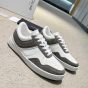 CELINE TRAINER LOW LACE-UP SNEAKER in SUEDE CALFSKIN AND CALFSKIN