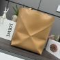LOEWE XL Puzzle Fold tote in shiny calfskin