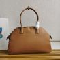 Prada Large leather tote bag with zipper closure
