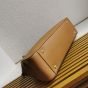 Prada Large leather tote bag with zipper closure