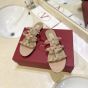 Valentino ROCKSTUD FLAT SLIDE SANDAL