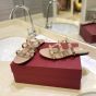 Valentino ROCKSTUD FLAT SLIDE SANDAL