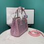 Prada Galleria satin mini-bag with crystals
