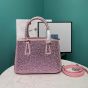 Prada Galleria satin mini-bag with crystals