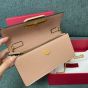 Valentino VLOGO SIGNATURE GRAINY CALFSKIN WALLET WITH CHAIN