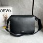 LOEWE Flamenco satchel in shiny supple calfskin