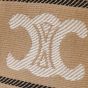 Celine SMALL CABAS THAIS IN STRIPED TEXTILE WITH TRIOMPHE
