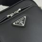 Prada Leather shoulder bag with pouch