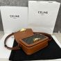 Celine TEEN TRIOMPHE BAG IN TRIOMPHE CANVAS AND CALFSKIN