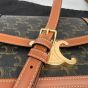 Celine TEEN TRIOMPHE BAG IN TRIOMPHE CANVAS AND CALFSKIN