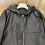 LOEWE Hooded jacket in nappa lambskin