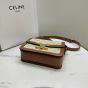 Celine TEEN TRIOMPHE BAG IN TRIOMPHE CANVAS AND CALFSKIN
