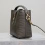 YSL LE 37 mini in shiny lizard