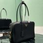 Prada Large Re-Nylon and leather top-handle bag with padlock