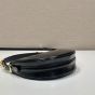 Prada Arqué naplak patent leather shoulder bag