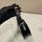 Prada Arqué naplak patent leather shoulder bag