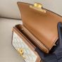 Celine TEEN TRIOMPHE BAG IN TRIOMPHE CANVAS AND CALFSKIN