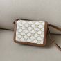 Celine TEEN TRIOMPHE BAG IN TRIOMPHE CANVAS AND CALFSKIN