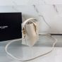 YSL LE 37 mini in shiny leather