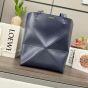 LOEWE Medium Puzzle Fold tote in shiny calfskin