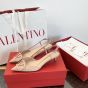 Valentino VLogo Signature Patent Leather Slingback Pump