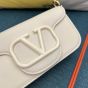 VALENTINO GARAVANI LOCÒ CALFSKIN SHOULDER BAG