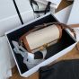 Celine TEEN TRIOMPHE BAG IN TEXTILE AND CALFSKIN