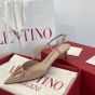 Valentino VLogo Signature Patent Leather Slingback Pump
