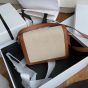Celine TEEN TRIOMPHE BAG IN TEXTILE AND CALFSKIN