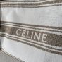 LARGE CABAS THAIS IN STRIPED TEXTILE WITH CELINE JACQUARD