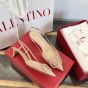 Valentino VLogo Signature Patent Leather Slingback Pump