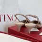 Valentino VLogo Signature Patent Leather Slingback Pump