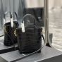 Saint Laurent toy shopping bag IN CROCODILE-EMBOSSED LEATHER