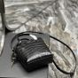 Saint Laurent toy shopping bag IN CROCODILE-EMBOSSED LEATHER