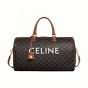 MEDIUM TRAVEL BAG IN TRIOMPHE CANVAS WITH CELINE PRINT