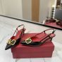 Valentino VLOGO SIGNATURE CALFSKIN SLINGBACK PUMP
