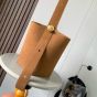 LOEWE Large Pebble bucket bag in suede calfskin