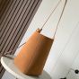 LOEWE Large Pebble bucket bag in suede calfskin