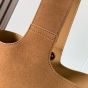 LOEWE Large Pebble bucket bag in suede calfskin