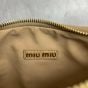 MIU MIU Wander matelassé nappa leather hobo bag