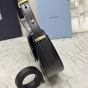 Prada Arqué leather shoulder bag with flap