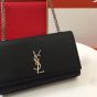 YSL KATE MEDIUM IN GRAIN DE POUDRE EMBOSSED LEATHER