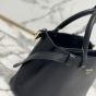 Prada Buckle small leather handbag with double belt