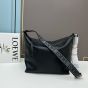 LOEWE Cubi crossbody bag in supple smooth calfskin and jacquard